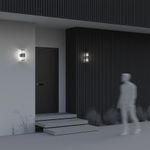 Настенный светильник (бра) Bronx E27х2, IP54, O576WL-02GR. TM Maytoni