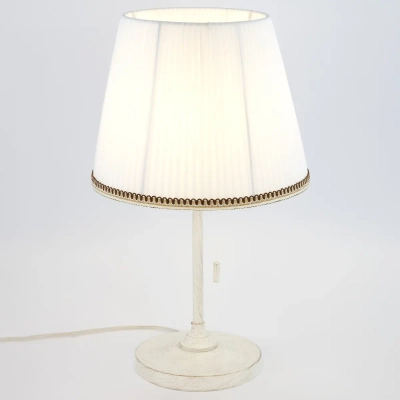 Citilux Линц CL402720 Настольная лампа патина с белым абажуром