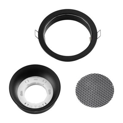 371004 WIR NT25 566 черный Светильник встраиваемый IP20 GX53 12W 220-240V GEMINI