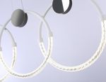 Светильник светодиодный подвесной FL10598/4 WH/CH белый/хром 4200K 45W 940*20*1200 (Без ПДУ)