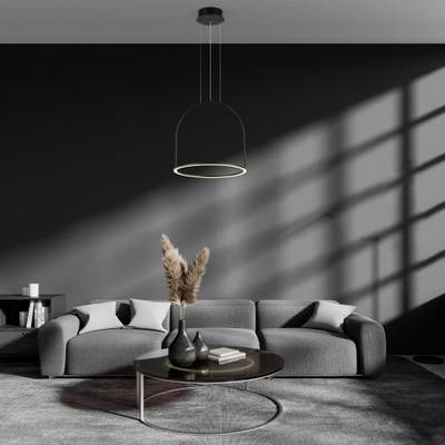 Подвесной светодиодный светильник 90322/1 черный, LED