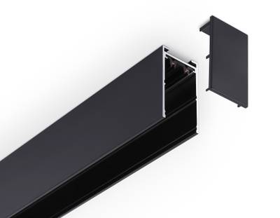 Шинопровод накладной Magnetic 220V GL1006 BK черный IP20 3000*30.6*56 (заглушки в комплекте)