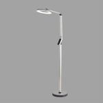 8333/15FL LEDIO серебро, металл/пластик Торшер LED 15W 3000/4000/6000K CCT/диммер/LCD 220-240V GENRI