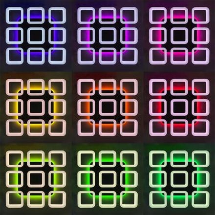 Citilux Паркер Смарт CL225A295E RGB Умная люстра Венге