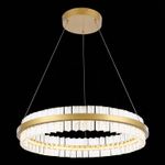 SL383.213.01 Светильник подвесной ST-Luce Матовое золото/Прозрачный LED 1*44W 3000K