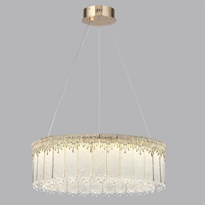 5091/80L L-VISION ODL25 555 золотой/стекло Люстра LED 80W 3700K 6796Лм CLEO