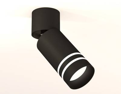 Комплект накладного поворотного светильника XM6313086 SBK/BK/FR черный песок/черный/белый матовый MR16 GU5.3 (A2221, C6313, N6236)