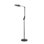 8332/15FL LEDIO темно-серый, металл/пластик Торшер LED 15W 3000/4000/6000K ССТ/диммер/LCD 220-240V GENRI