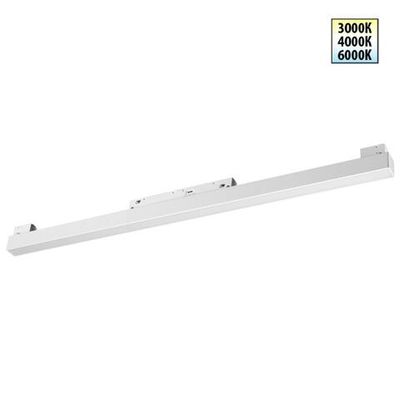 359618 SHINO NT25 158 белый Трековый светильник для низков. шинопровода с переключ. цв. темпер. IP20 LED 3000К\4000К\6000К 20W 48V FLUM