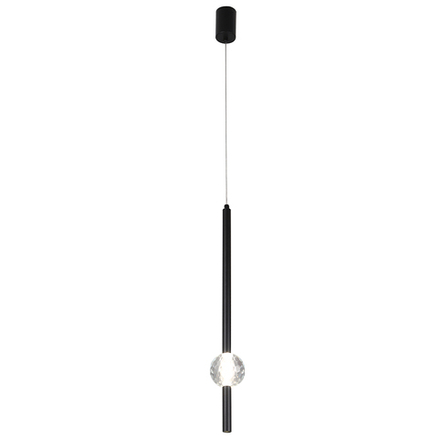 Светильник подвесной Crystal Lux ELVIRA SP8W LED 4000K BLACK 0490/202