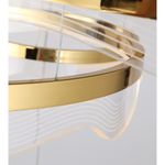 08263,36P Люстра Кастела диммируемая латунь w133.5*95(80+60+40)  h150 Led 100W (3000K)
