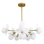 Люстра на штанге Arte Lamp PEACOCK A1369SP-10SG, 10хG9