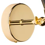 816617 Бра DUMO 1х40W E14 ЧЕРНЫЙ МАТОВЫЙ/ЗОЛОТО