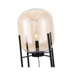 SL1050.525.01 Торшер ST-Luce Черный/Коньячный E27 1*40W (из 2-х коробок)