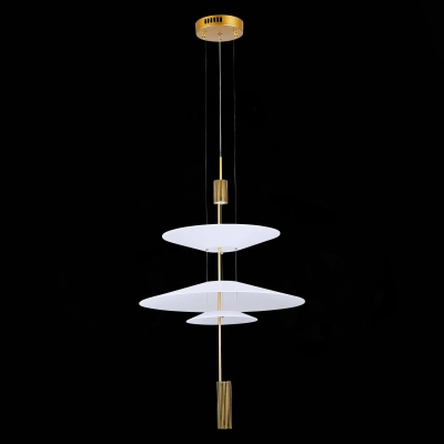 SL6101.213.01 Люстра подвесная ST-Luce Золотистый/Белый LED 1*15W 3000K