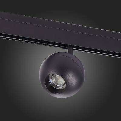 ST354.436.12 Магнитный трековый светильник Черный LED 1*12W 3000K 680Lm Ra&gt;80 36° IP20 L120xW100xH195 48V