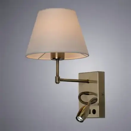 Бра Arte Lamp ELBA A2581AP-2AB, 1хE27