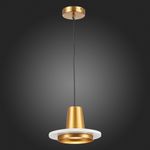 SL1212.203.01 Подвес ST-Luce Латунь/Ланунь, Белый LED 1*12W 3000K