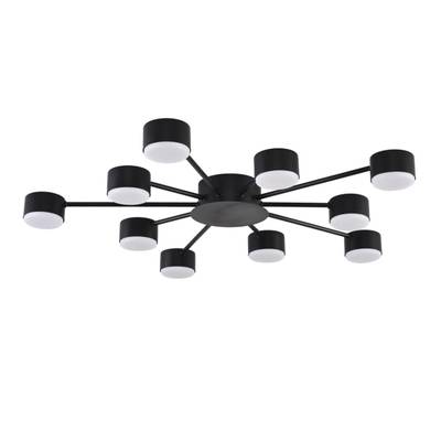 8344/10C COMFI черный, металл Люстра GX53 LED 10*7W 220V TORINA