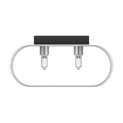 808620 Светильник настенный MURO 2х40W G9 ХРОМ/БЕЛЫЙ