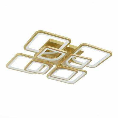 SLE500422-08 Светильник потолочный Золотистый/Белый LED 1*224W 3000-6000K