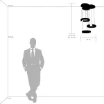 763339 Подвес UNITARIO 34.5W LED 3795LM СЕРЕБРО МАТОВЫЙ 3000K Lightstar