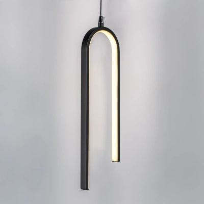 749017 Подвес SATURNO LED 8W 640LM ЧЕРНЫЙ 3000K