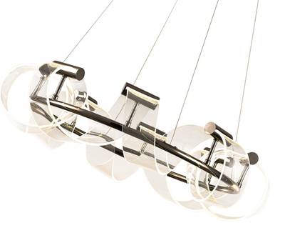 08037-70,29 Люстра Ранни черный жемчуг d70 h150 Led 8*10W (4000K)