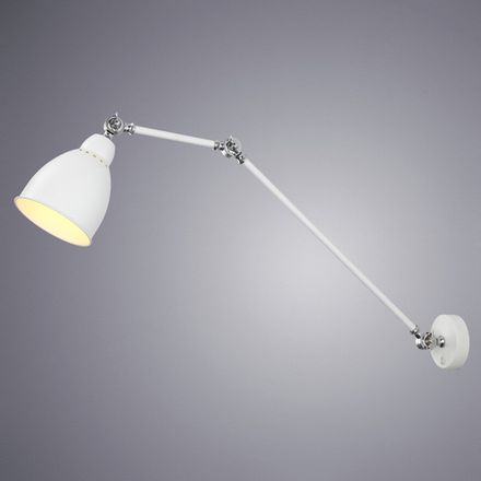Бра Arte Lamp BRACCIO A2055AP-1WH, 1хE27