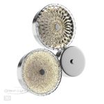 5416/14WL L-VISION ODL_EX23 155 хром/св.коричневый/св.серый металл/стекло Бра LED 14W 4000K CARAMELLA