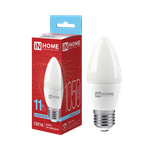 Лампа светодиодная LED-СВЕЧА-VC 11Вт свеча 6500К холод. бел. E14 1050лм 230В IN HOME 4690612024844