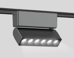 Светильник светодиодный трековый для шинопровода Magnetic Ultra Slim GV1469 BK черный IP20 6W 4200K 48V 24° 122*26*80