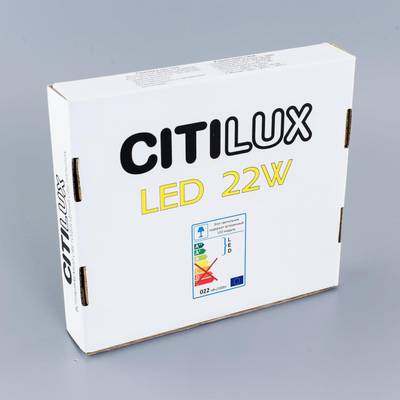 Citilux Омега CLD50R222 LED Встраиваемый светильник с диммером Чёрный