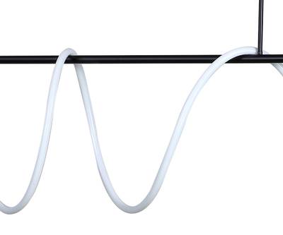 08041-200,19(4000K) Подвес диммируемый Далия черный L227 h100 Led 120w (4000K) с пультом ДУ