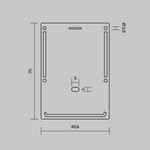 Комплект заглушек (для профиля ALM-5070-S-2M) 2 шт., ALM-5070-S-EC, 642095. TM Maytoni