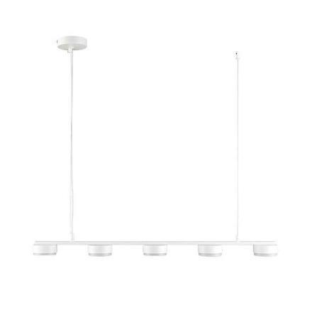 8265/5 COMFI LN26 234 металл, белый Светильник подвесной GX53 LED 5*7W 220V TORINA