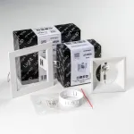 D51606WMOD Светильник DOMINO QUADRO под LED модуль/лампу МR16 (214516+214506+214006)