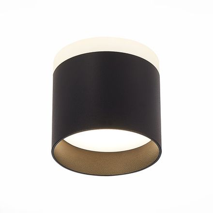 ST102.442.09 Светильник потолочный Черный LED 1*9W 4000K 702Lm Ra&gt;80 120° IP20 D79xH75 170-240V