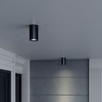 SL9010.712.01 Светильник уличный потолочный ST-Luce серый GU10 1*50W