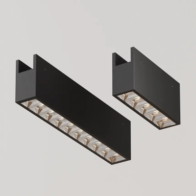 Уличный трековый светильник Точки / Points Elasity IP 3000К 20Вт 45° черный, O-TR01-3-S-20WB3K. TM Maytoni