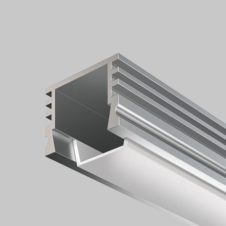 Алюминиевый профиль накладной 16x12 (Серебро, 2 м), ALM-005-S-2M 631012. TM Maytoni
