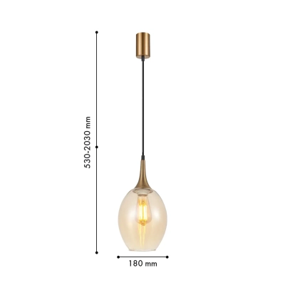 Подвес Dubbel 4360-1P, 1*E27*40W. ТМ F-Promo