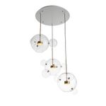 SL1133.203.03 Светильник подвесной ST-Luce Белый,Латунь/Прозрачный LED 3*14W 3000K  (из 4-х коробок)