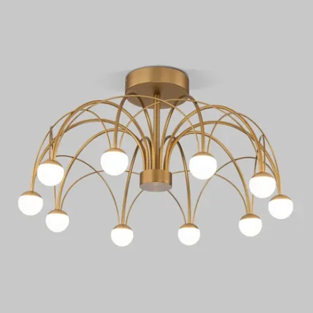 Потолочный светодиодный светильник 90031/10 LED золото, LED