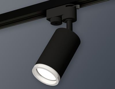 Комплект трекового светильника XT6323140 SBK/FR черный песок/белый матовый MR16 GU5.3 (A2521, C6323, N6245)