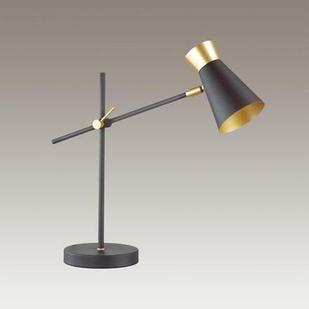 3790/1T LOFTI LN19 000 матовый черный, золотой Настольная лампа E14 1*40W 220V LIAM