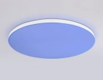Потолочный светодиодный светильник с Wi-Fi Яндекс Алисой/Tuya/Smart Home/Alexa FZ2002 WH белый IP54 25W 3000K-6500K+RGB D370*55 (ПДУ ИК)