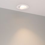 Светильник MS-ATOLL-BUILT-TURN-R94-10W Warm3000 (WH, 36 deg, 230V) (Arlight, IP54 Металл, 5 лет)