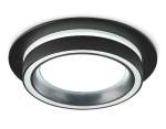 Светильник встраиваемый TU5210 BK черный IP20 GX70 D150*52