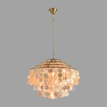 8386/6 MODERNI LN бронза/перламутровый, металл/ракушка Люстра E14 6*40W 220V SHELLA